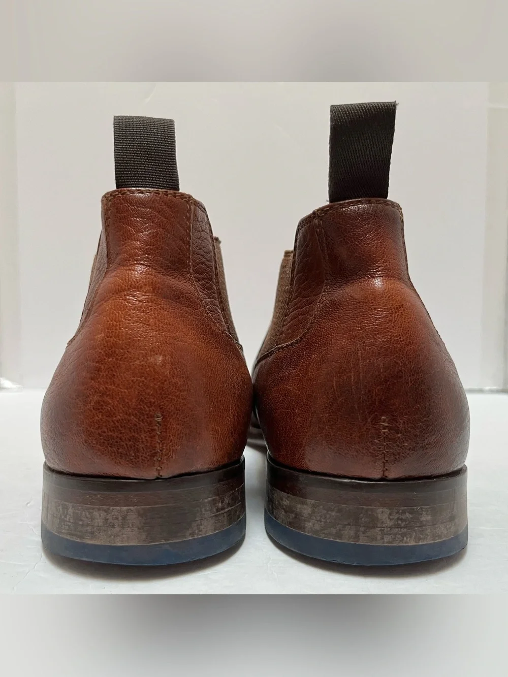 ALITTO Italy Men’s Woven Cap-Toe Chelsea Boots Sz 41 US 8 Rare - READ
